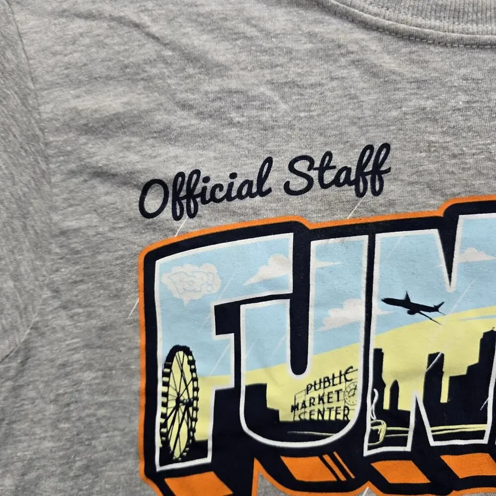 Funko Pop Staff Shirt Womens Medium Exclusive Gray Everett Seattle Tea Offical